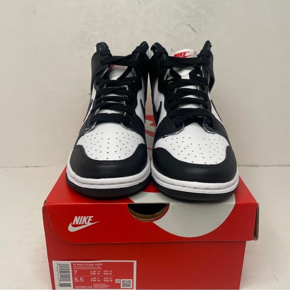Nike Dunk High WMNS “Panda/Black White” 2023 - Picture 2 of 4